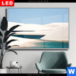 Wechselmotiv Dia Sandduenen Und Seen Querformat Produktvorschau mit dem Bild Sanddünen und Seen im Format Querformat.