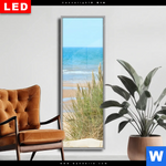 Wechselmotiv Dia Sandstrand Schmal Produktvorschau mit dem Bild Sandstrand im Format Schmal.