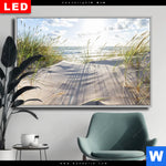 Wechselmotiv Dia Sandstrand Und Duene Querformat Produktvorschau mit dem Bild Sandstrand und Düne im Format Querformat.