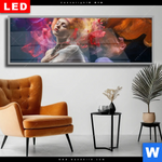 Wechselmotiv Dia Schlafende Nixe Panorama Produktvorschau mit dem Bild Schlafende Nixe im Format Panorama.