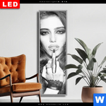 Wechselmotiv Dia Schoener Mittelfinger Schmal Produktvorschau mit dem Bild Schöner Mittelfinger im Format Schmal.