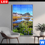 Wechselmotiv Dia Schoener Tag In Island Hochformat Produktvorschau mit dem Bild Schöner Tag in Island im Format Hochformat.