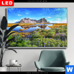 Wechselmotiv Dia Schoener Tag In Island Querformat Produktvorschau mit dem Bild Schöner Tag in Island im Format Querformat.