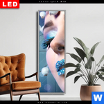 Wechselmotiv Dia Schoenheit In Blau Weiss Schmal Produktvorschau mit dem Bild Schönheit in Blau & Weiss im Format Schmal.