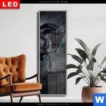 Wechselmotiv Dia Schwarzer Hengst Schmal Produktvorschau mit dem Bild Schwarzer Hengst im Format Schmal.