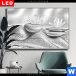 Wechselmotiv Dia Silberne Zen Harmonie Querformat Produktvorschau mit dem Bild Silberne Zen Harmonie im Format Querformat.