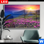 Wechselmotiv Dia Sommerberg Im Sonnenuntergang Querformat Produktvorschau mit dem Bild Sommerberg im Sonnenuntergang im Format Querformat.