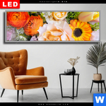 Wechselmotiv Dia Sommerblumen Panorama Produktvorschau mit dem Bild Sommerblumen im Format Panorama.