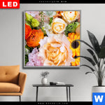 Wechselmotiv Dia Sommerblumen Quadrat Produktvorschau mit dem Bild Sommerblumen im Format Quadrat.