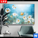 Wechselmotiv Dia Sommerwiese Mit Schmetterlingen Querformat Produktvorschau mit dem Bild Sommerwiese mit Schmetterlingen im Format Querformat.