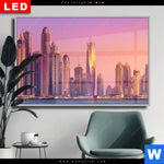 Wechselmotiv Dia Sonnenaufgang In Dubai Querformat Produktvorschau mit dem Bild Sonnenaufgang in Dubai im Format Querformat.