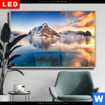 Wechselmotiv Dia Sonnenuntergang Norwegen Querformat Produktvorschau mit dem Bild Sonnenuntergang Norwegen im Format Querformat.