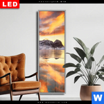 Wechselmotiv Dia Sonnenuntergang Norwegen Schmal Produktvorschau mit dem Bild Sonnenuntergang Norwegen im Format Schmal.