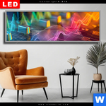 Wechselmotiv Dia Sound Wave Panorama Produktvorschau mit dem Bild Sound Wave im Format Panorama.