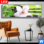 Wechselmotiv Dia Spa Wellness Steine Panorama Produktvorschau mit dem Bild Spa Wellness Steine im Format Panorama.