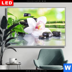 Wechselmotiv Dia Spa Wellness Steine Querformat Produktvorschau mit dem Bild Spa Wellness Steine im Format Querformat.