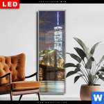 Wechselmotiv Dia Stadtlichter New York Schmal Produktvorschau mit dem Bild Stadtlichter New York im Format Schmal.