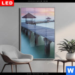 Wechselmotiv Dia Steg Ins Meer Hochformat Produktvorschau mit dem Bild Steg ins Meer im Format Hochformat.