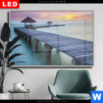 Wechselmotiv Dia Steg Ins Meer Querformat Produktvorschau mit dem Bild Steg ins Meer im Format Querformat.