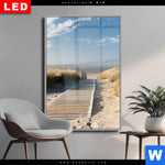 Wechselmotiv Dia Strand Auf Langeoog Hochformat Produktvorschau mit dem Bild Strand auf Langeoog im Format Hochformat.