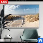Wechselmotiv Dia Strand Auf Langeoog Querformat Produktvorschau mit dem Bild Strand auf Langeoog im Format Querformat.