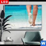 Wechselmotiv Dia Strandspaziergang Querformat Produktvorschau mit dem Bild Strandspaziergang im Format Querformat.