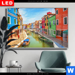 Wechselmotiv Dia Strassen Von Venedig Querformat Produktvorschau mit dem Bild Straßen von Venedig im Format Querformat.