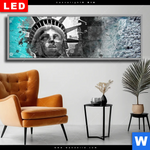 Wechselmotiv Dia Stuermische See Panorama Produktvorschau mit dem Bild Stürmische See im Format Panorama.