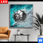 Wechselmotiv Dia Stuermische See Quadrat Produktvorschau mit dem Bild Stürmische See im Format Quadrat.