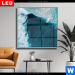 Wechselmotiv Dia Surfer Welle Quadrat Produktvorschau mit dem Bild Surfer Welle im Format Quadrat.