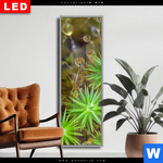 Wechselmotiv Dia Tautropfen Auf Moos Schmal Produktvorschau mit dem Bild Tautropfen auf Moos im Format Schmal.