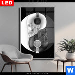 Wechselmotiv Dia Totenkopf Yin Yang Hochformat Produktvorschau mit dem Bild Totenkopf Yin Yang im Format Hochformat.