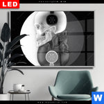 Wechselmotiv Dia Totenkopf Yin Yang Querformat Produktvorschau mit dem Bild Totenkopf Yin Yang im Format Querformat.