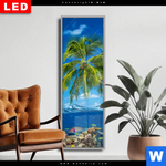 Wechselmotiv Dia Tropisches Inselparadies Schmal Produktvorschau mit dem Bild Tropisches Inselparadies im Format Schmal.