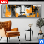 Wechselmotiv Dia Urban Art Gesicht Panorama Produktvorschau mit dem Bild Urban Art Gesicht im Format Panorama.