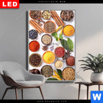 Wechselmotiv Dia Vielfaeltige Gewuerze Hochformat Produktvorschau mit dem Bild Vielfältige Gewürze im Format Hochformat.