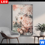 Wechselmotiv Dia Vintage Blueten Im Retro Stil Hochformat Produktvorschau mit dem Bild Vintage Blüten im Retro-Stil im Format Hochformat.