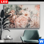 Wechselmotiv Dia Vintage Blueten Im Retro Stil Querformat Produktvorschau mit dem Bild Vintage Blüten im Retro-Stil im Format Querformat.