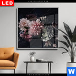 Wechselmotiv Dia Vintage Blumen Quadrat Produktvorschau mit dem Bild Vintage Blumen im Format Quadrat.