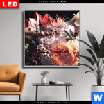 Wechselmotiv Dia Vintage Blumenstrauss Quadrat Produktvorschau mit dem Bild Vintage Blumenstrauß im Format Quadrat.