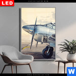 Wechselmotiv Dia Vintage Flugzeug Hochformat Produktvorschau mit dem Bild Vintage Flugzeug im Format Hochformat.