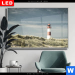 Wechselmotiv Dia Vintage Leuchtturm Querformat Produktvorschau mit dem Bild Vintage Leuchtturm im Format Querformat.