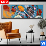 Wechselmotiv Dia Vintage Silberloeffel Mit Gewuerzen Panorama Produktvorschau mit dem Bild Vintage Silberlöffel mit Gewürzen im Format Panorama.