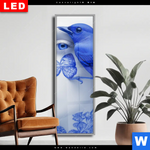 Wechselmotiv Dia Vogelfreunde Schmal Produktvorschau mit dem Bild Vogelfreunde im Format Schmal.