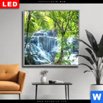 Wechselmotiv Dia Wasserfall In Mexiko Quadrat Produktvorschau mit dem Bild Wasserfall in Mexiko im Format Quadrat.