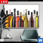 Wechselmotiv Dia Weinflaschen Querformat Produktvorschau mit dem Bild Weinflaschen im Format Querformat.