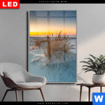 Wechselmotiv Dia Weisse Duenen Hochformat Produktvorschau mit dem Bild Weiße Dünen im Format Hochformat.