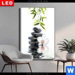 Wechselmotiv Dia Weisse Orchidee Zensteine Hochformat Produktvorschau mit dem Bild Weiße Orchidee & Zensteine im Format Hochformat.