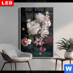 Wechselmotiv Dia Weisse Pfingstrosen Hochformat Produktvorschau mit dem Bild Weiße Pfingstrosen im Format Hochformat.