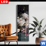 Wechselmotiv Dia Weisse Pfingstrosen Schmal Produktvorschau mit dem Bild Weiße Pfingstrosen im Format Schmal.